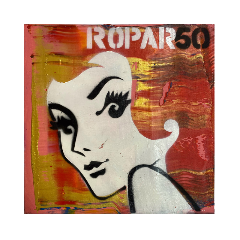 Redhead stencil- original artwork