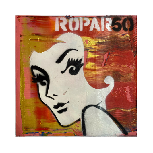 Redhead stencil- original artwork