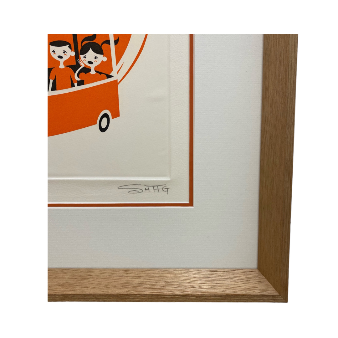 Krampus Wagen - Framed limited edition