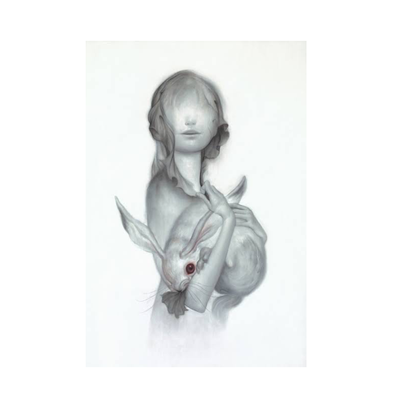 Hare - Framed signed print