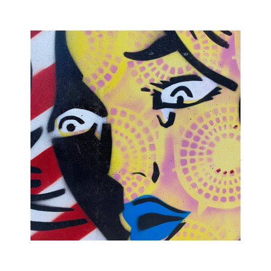 Homage to Lichtenstein - Crying Girl