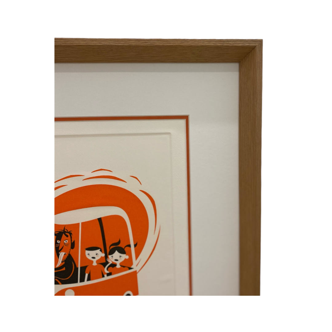 Krampus Wagen - Framed limited edition