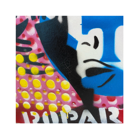 Homage to Lichtenstein - Crying Girl