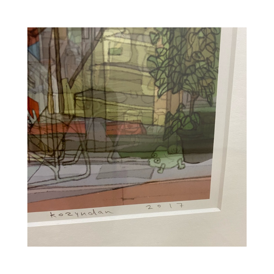 Takadanobaba on Acid - Framed print