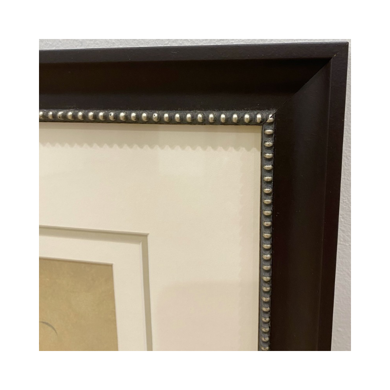Girl and Monkey framed print