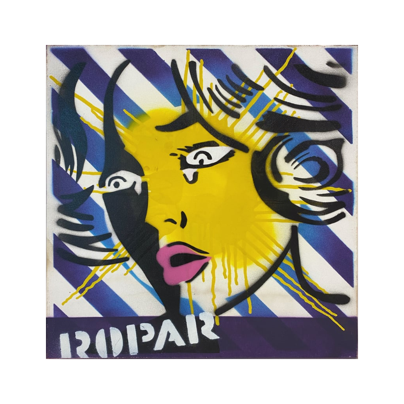 Homage to Lichtenstein - Crying Girl