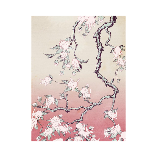 Bunny Blossom - unframed print