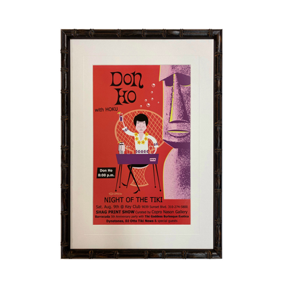 Night of the Tiki- framed poster