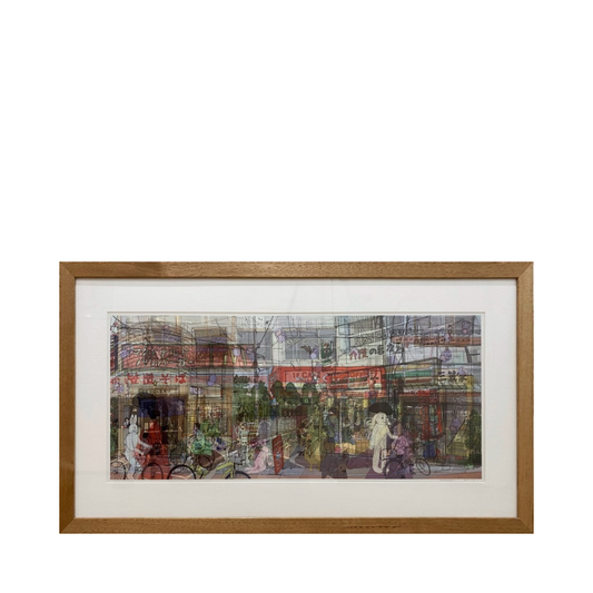 Takadanobaba on Acid - Framed print