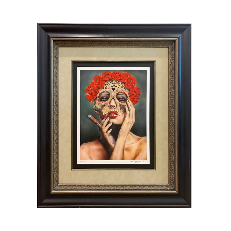 Frida La Muerta framed Limited Edition print