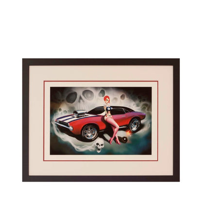 Hot Bomb - framed print